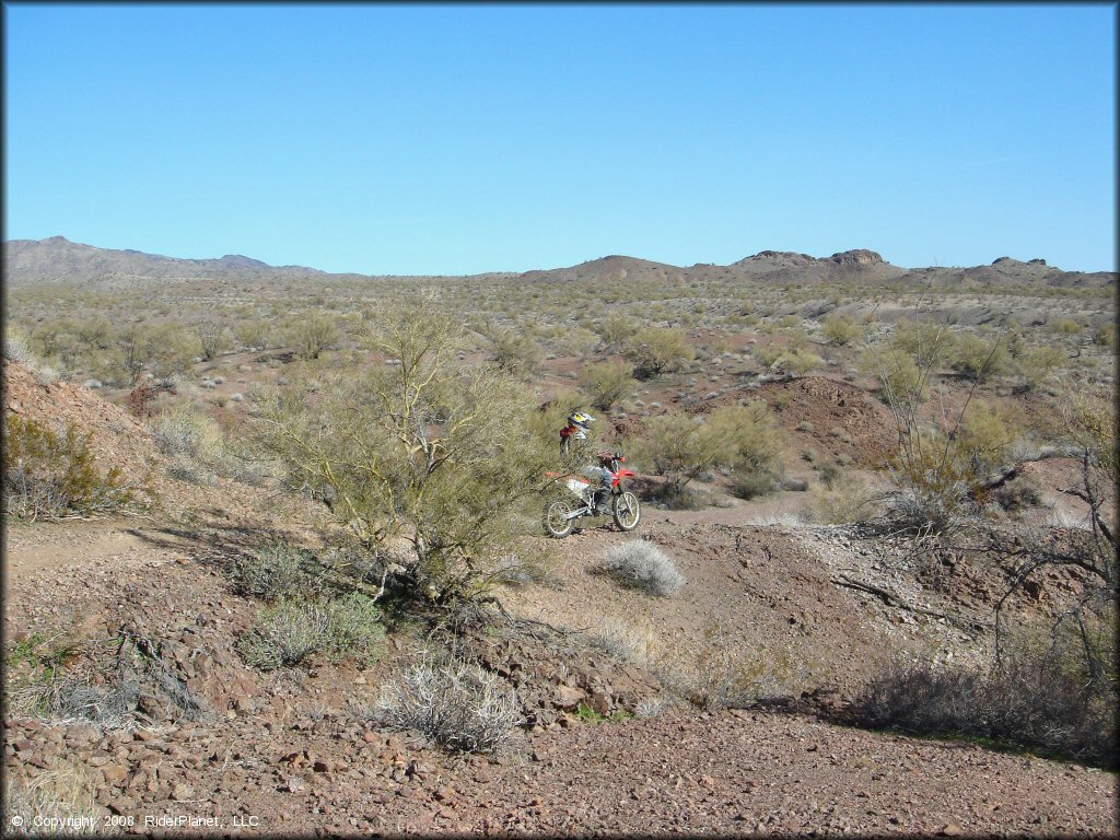 Honda CRF Off-Road Bike at Standard Wash Trail