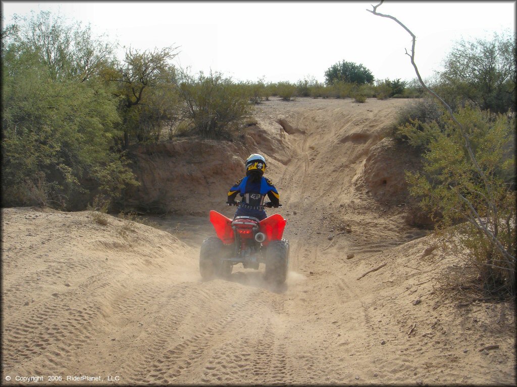 OHV at Desert Wells Multiuse Area Trail