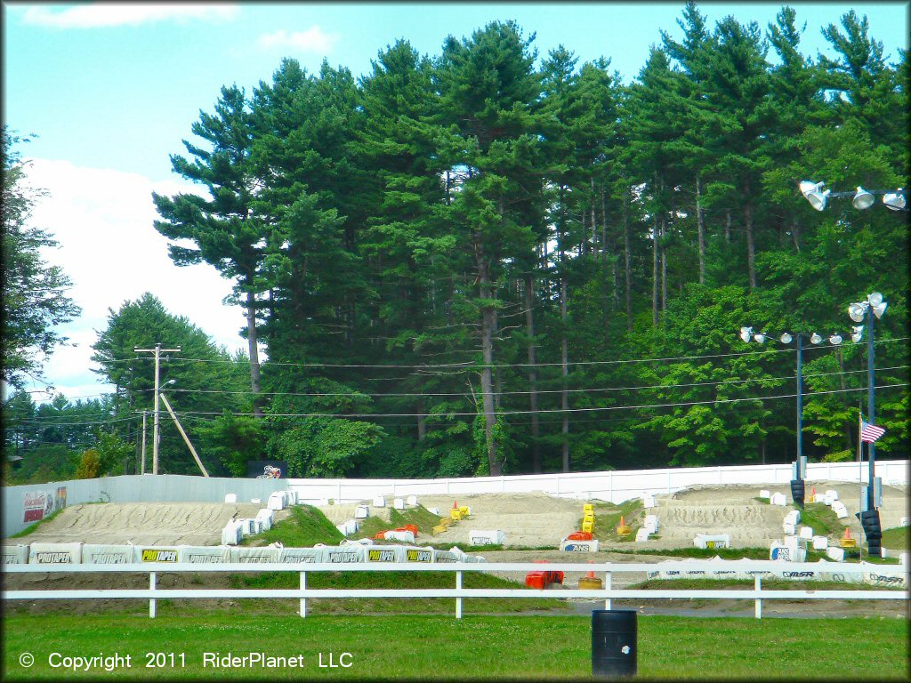 A trail at Winchester Speed Park Track