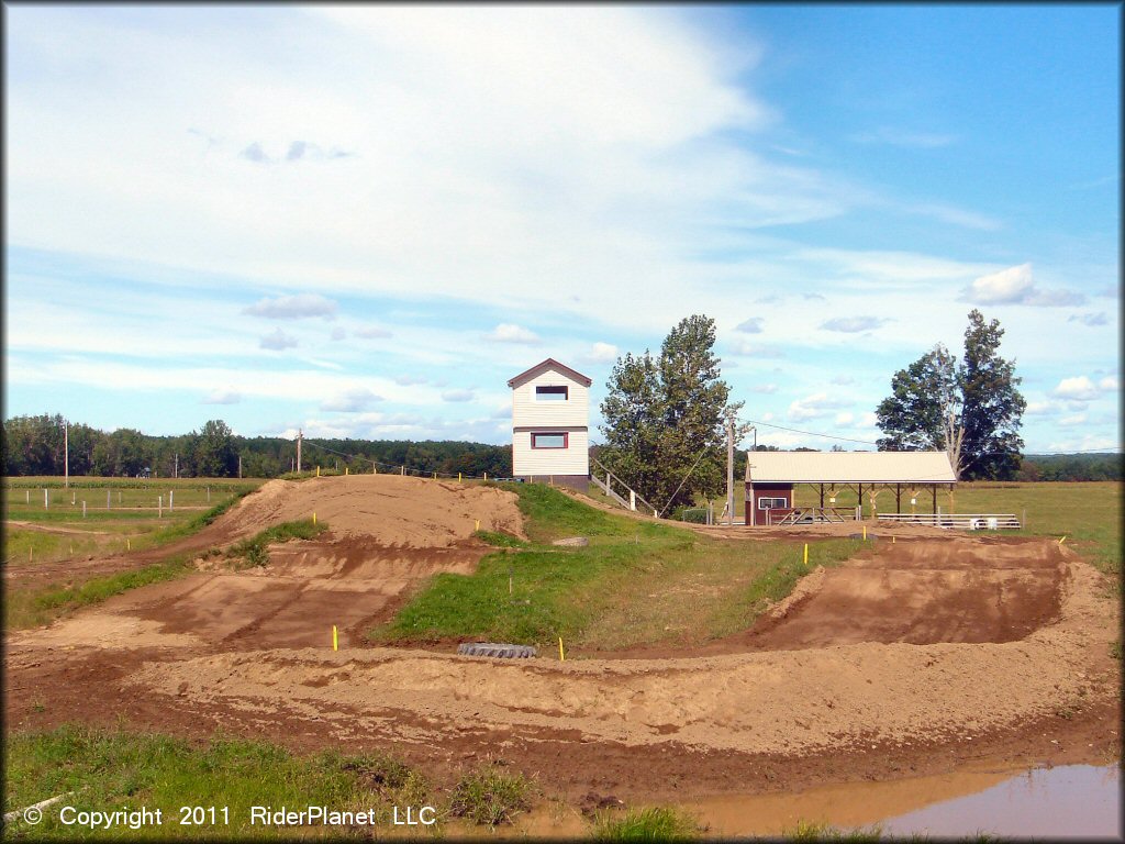 Example of terrain at Thornwood MX Track