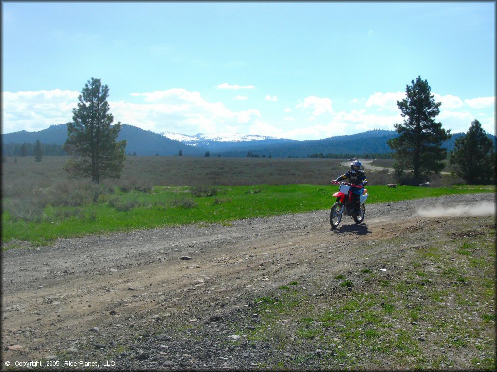 Honda CRF Dirt Bike at Boca Reservoir Trail