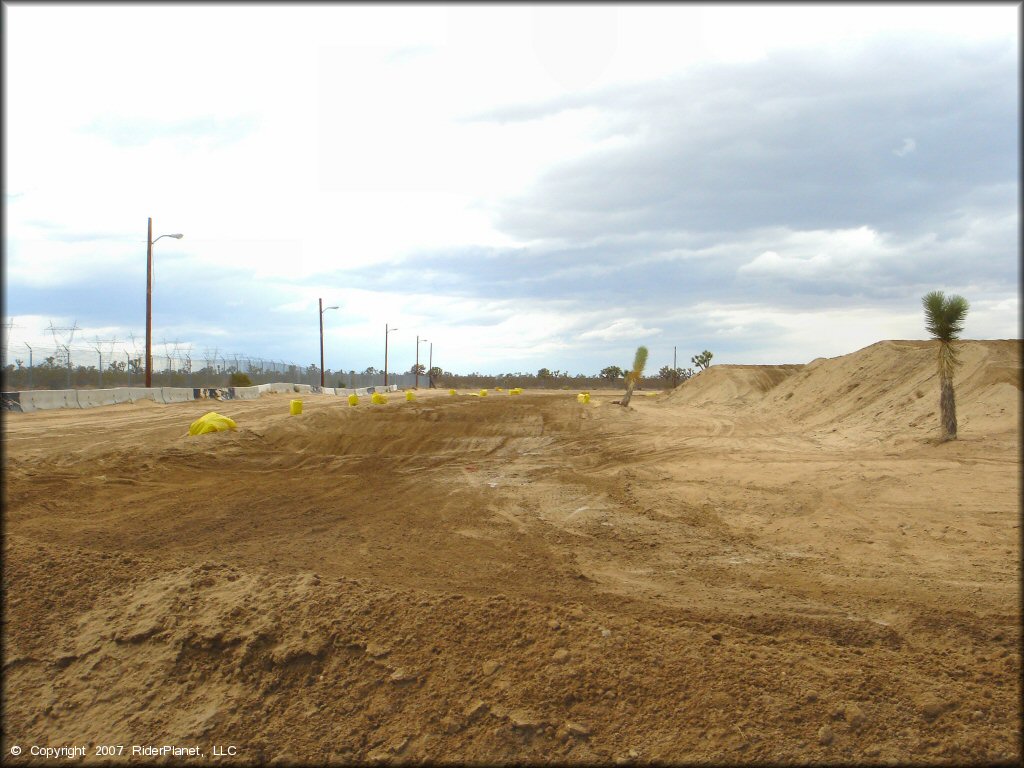Some terrain at Adelanto Motorplex Track