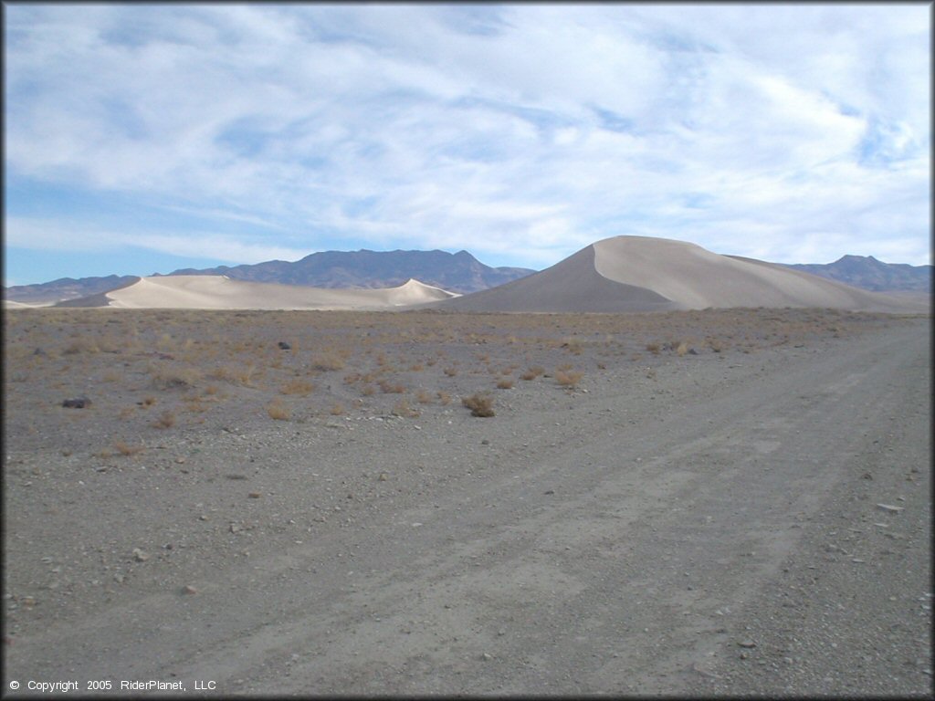 Example of terrain at Tonopah Dunes Dune Area