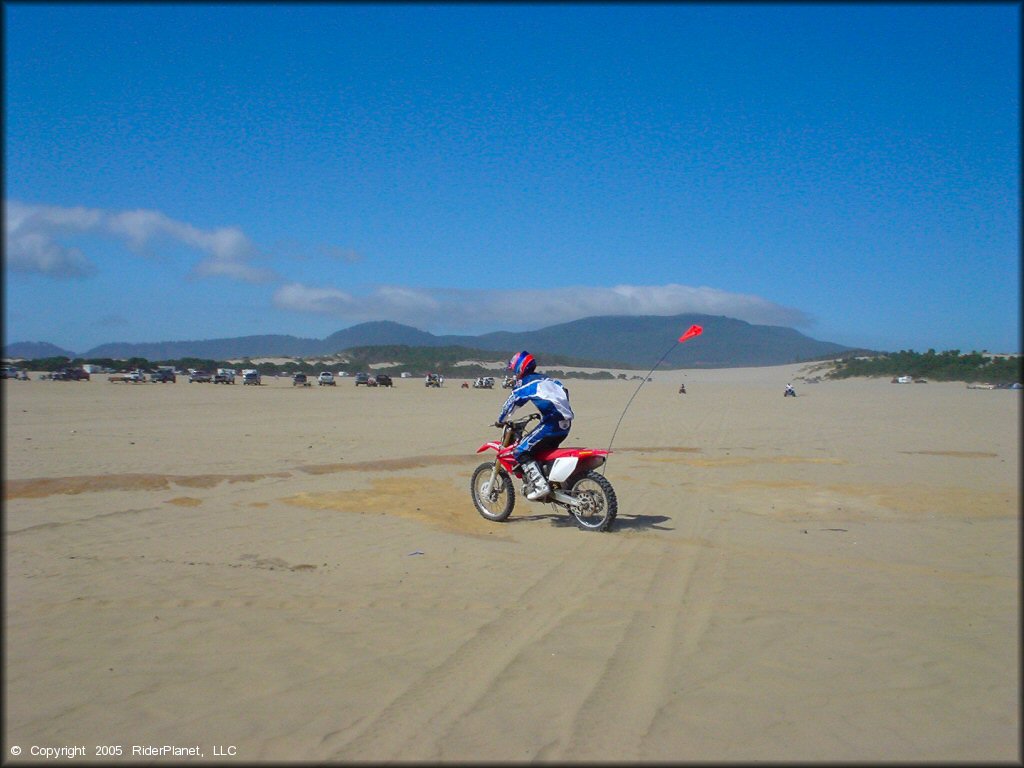 Honda CRF Off-Road Bike at Sand Lake Dune Area