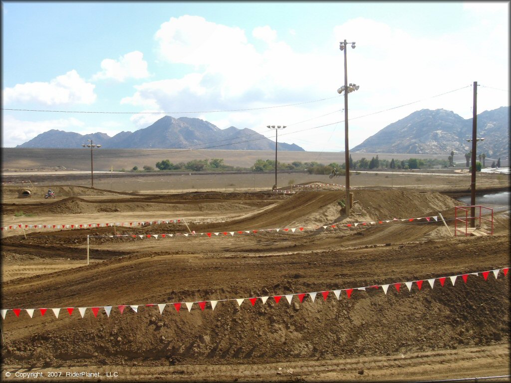 A trail at State Fair MX Track