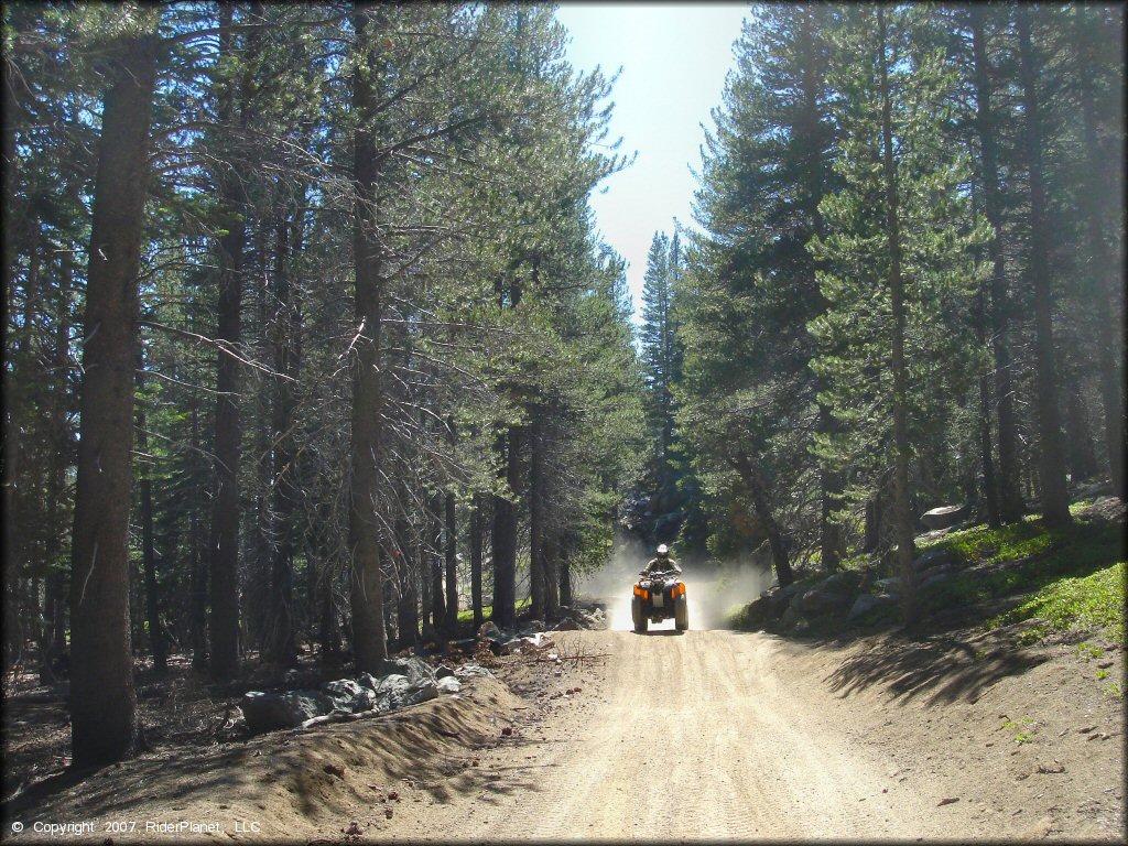 Honda All Terrain Vehicle at South Camp Peak Loop Trail