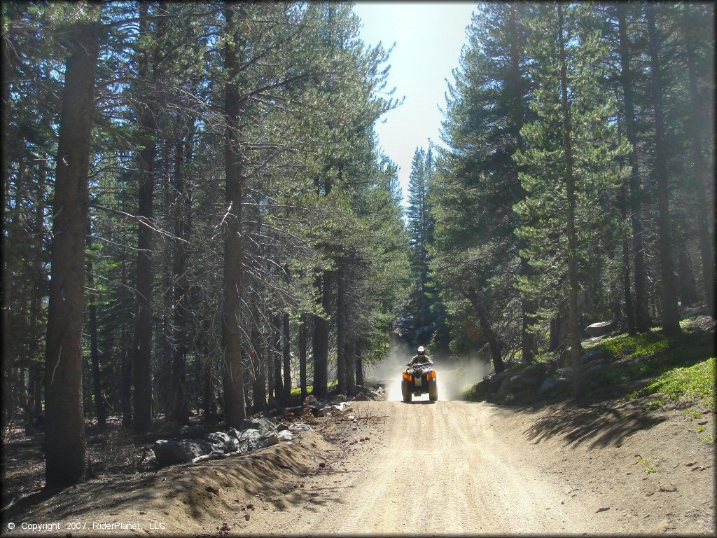 Honda ATV at South Camp Peak Loop Trail