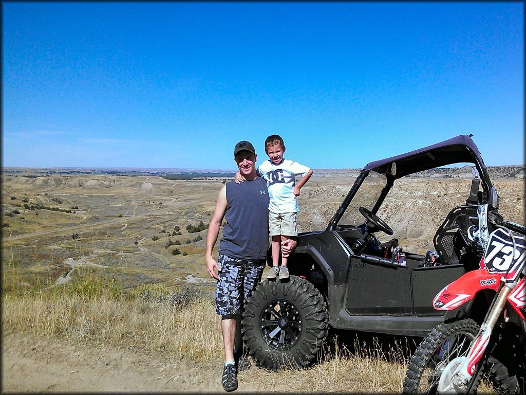 OHV at Glendive Short Pine OHV Area Trail