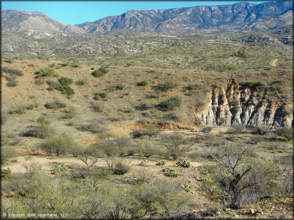 Scenic view of Charouleau Gap Trail