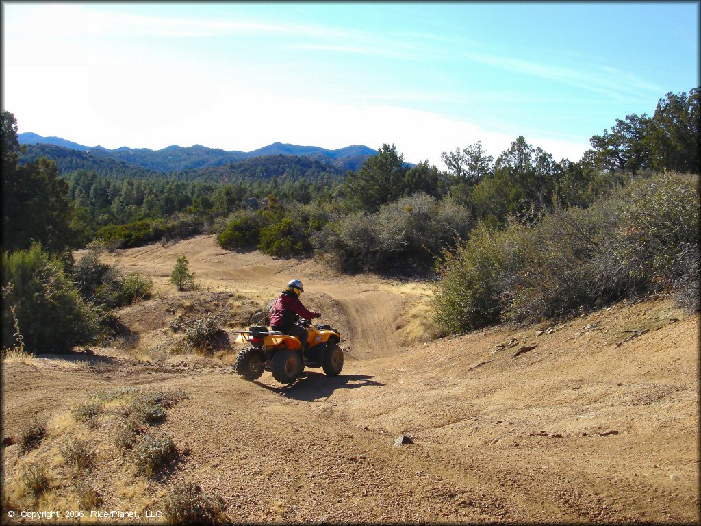 OHV at Alto Pit OHV Area Trail