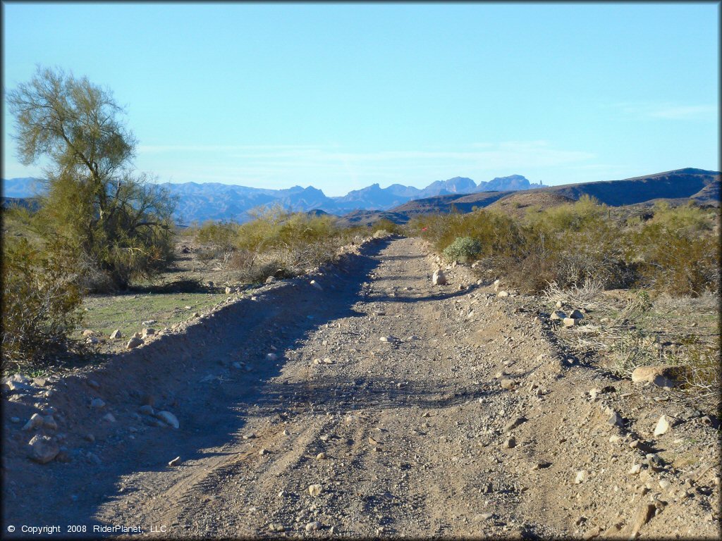 Terrain example at Shea Pit and Osborne Wash Area Trail