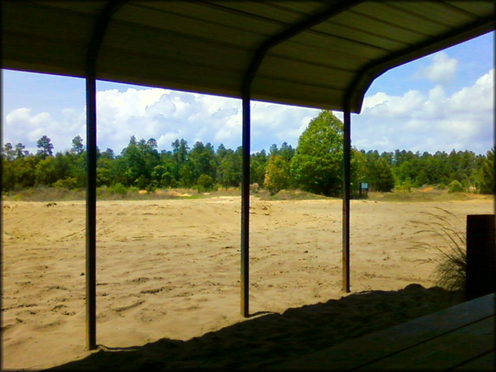 RV Trailer Staging Area and Camping at Manchester State Forest OHV Trails