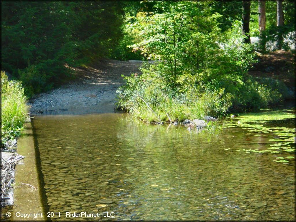 Terrain example at Pisgah State Park Trail