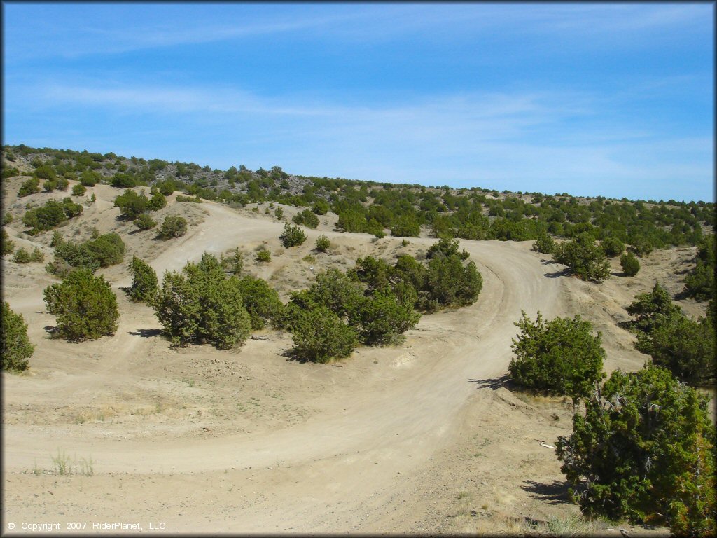 A trail at Stead MX OHV Area