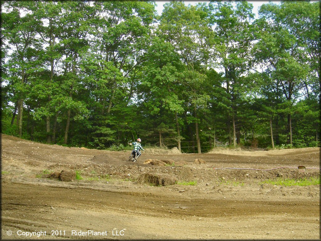 Kawasaki KX Dirt Bike at Central Cycle Club Inc Track