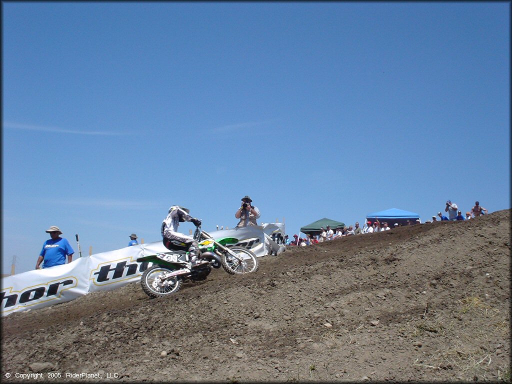 Kawasaki KX Motorcycle at Prairie City SVRA OHV Area