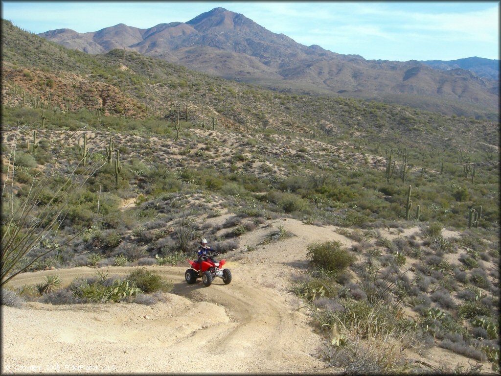 OHV at Log Corral Canyon Trail