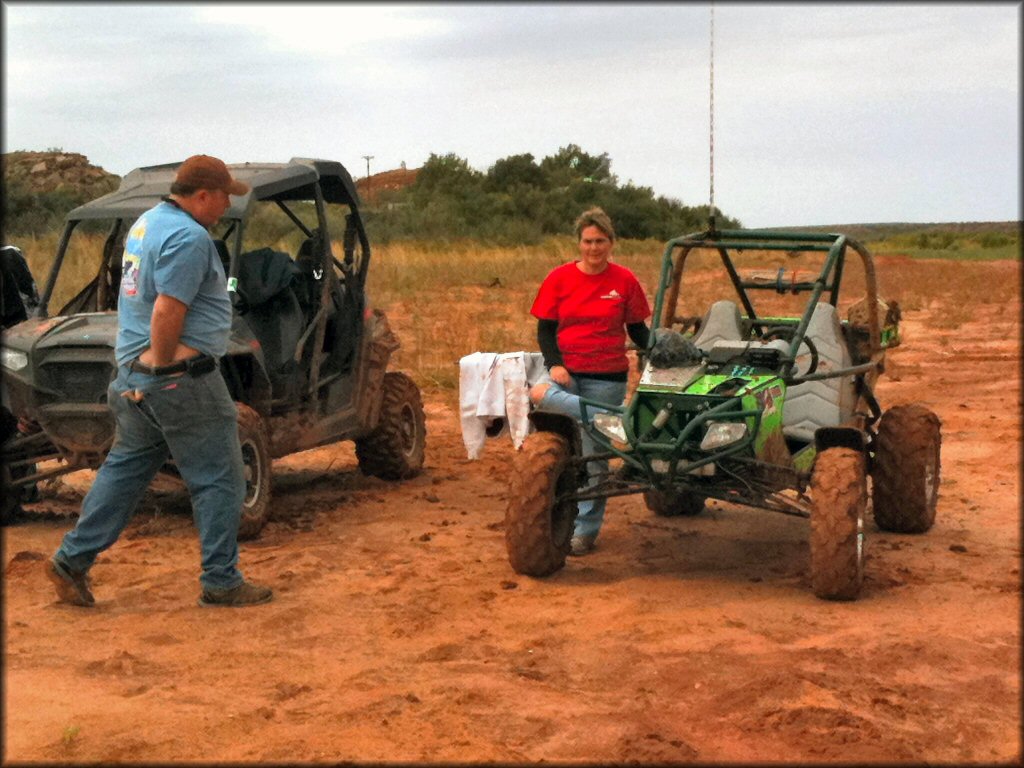 OHV at Rosita Flats OHV Area Trail