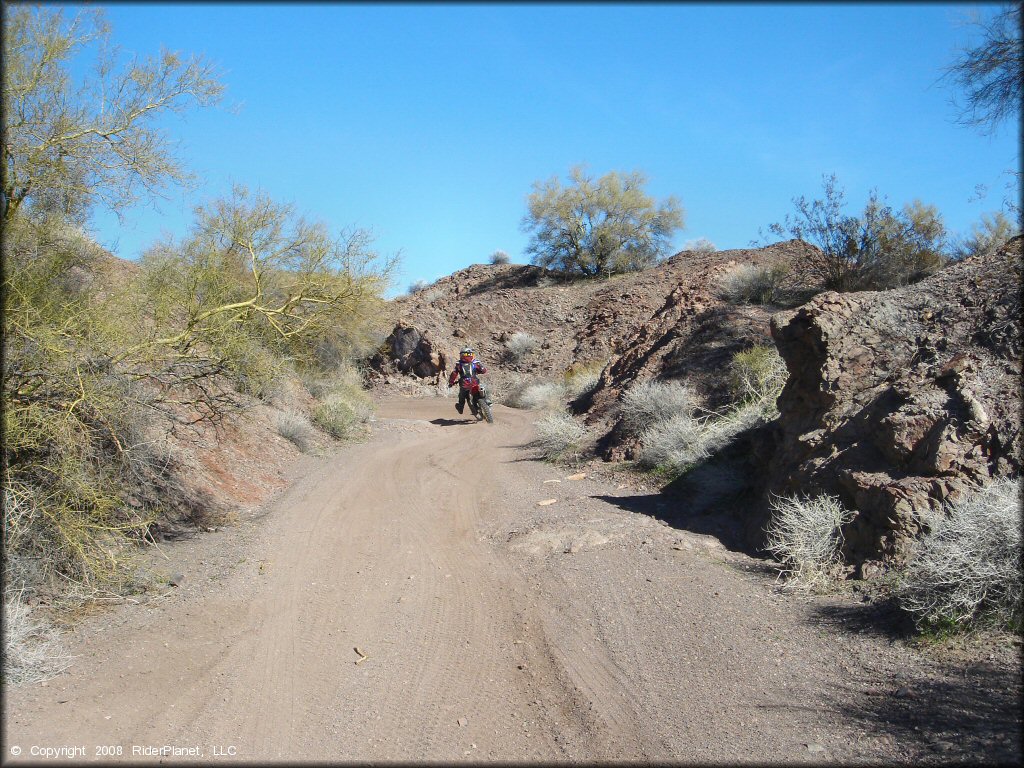 Honda CRF Dirt Bike at Standard Wash Trail