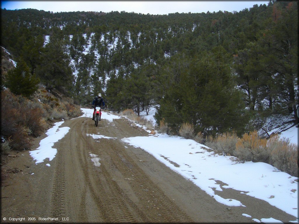 Honda CRF Off-Road Bike at Old Sheep Ranch Trail