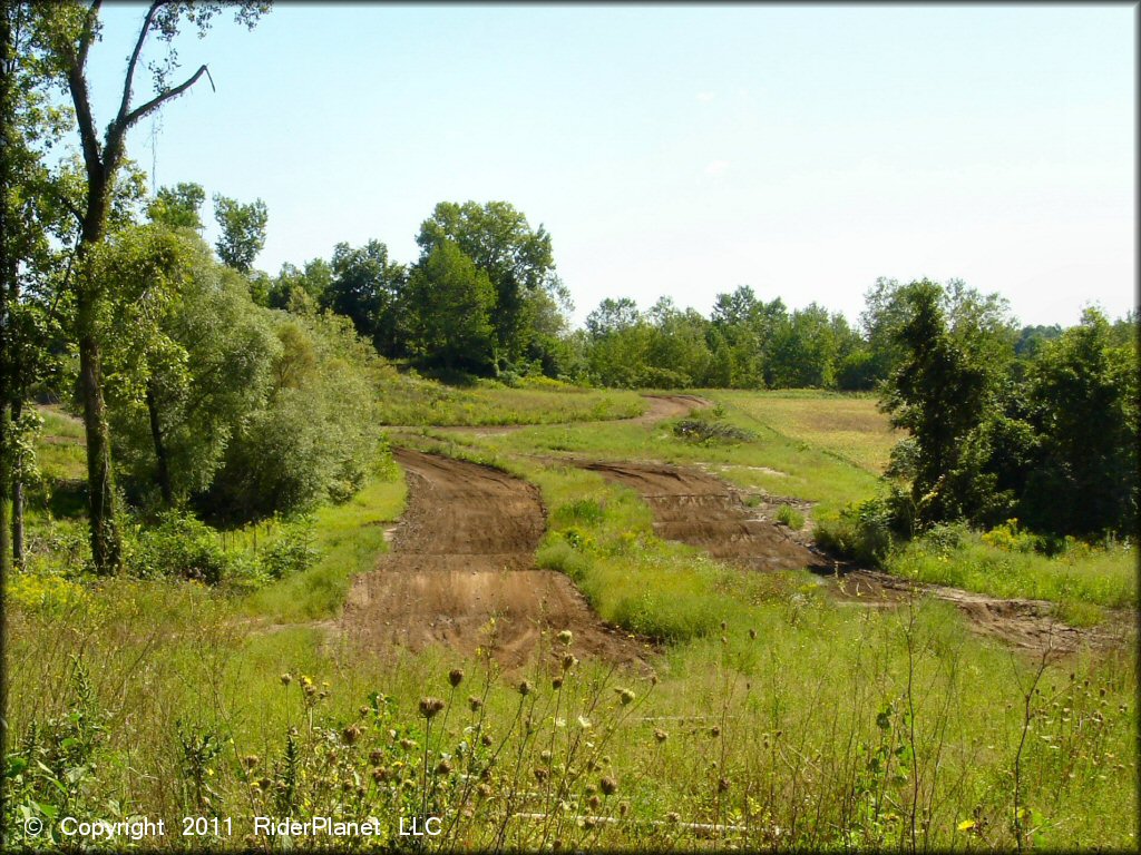 Example of terrain at Savannah MX Park Track