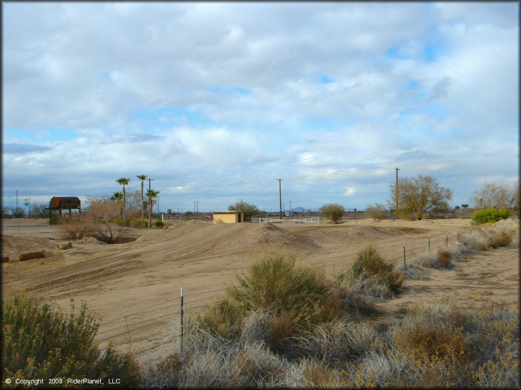 A trail at Ocotillo Raceway Track