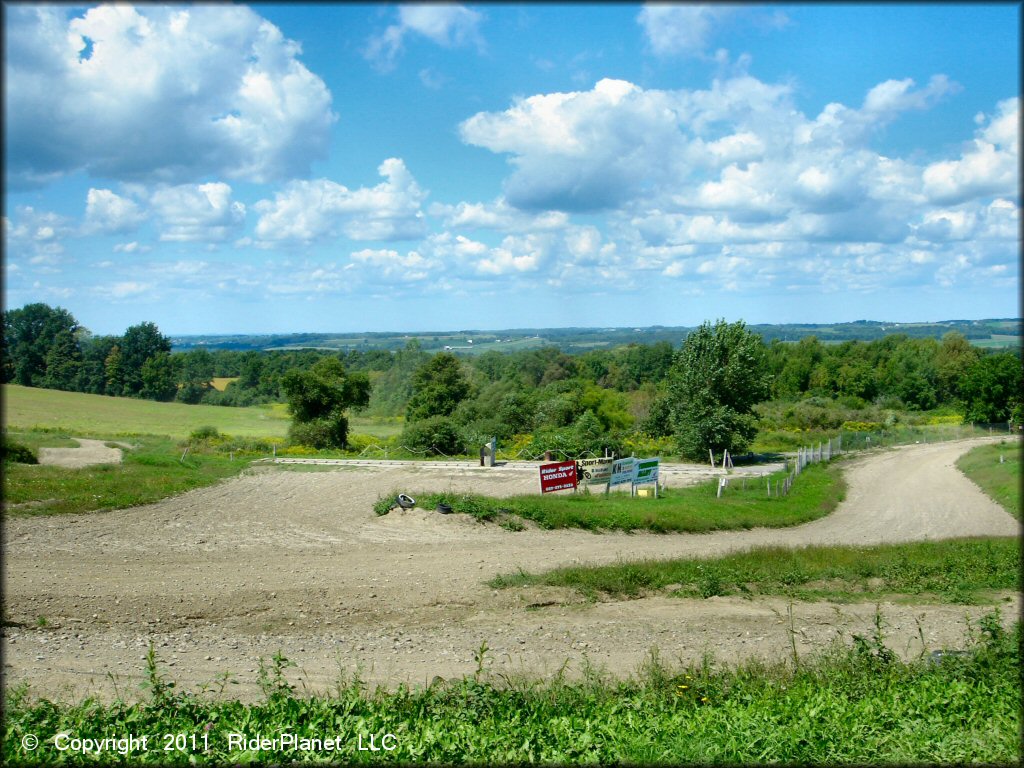 Terrain example at Frozen Ocean Motorsports Complex Track