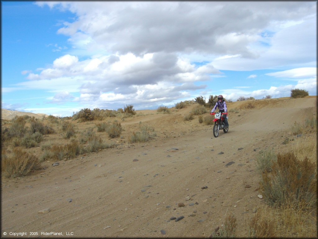 Honda CRF Motorcycle at Sunridge Track OHV Area