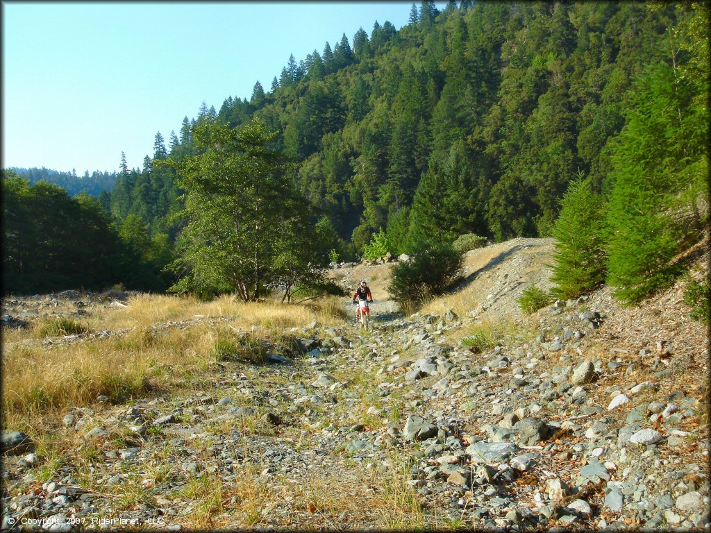 Honda CRF Motorcycle at Lubbs Trail