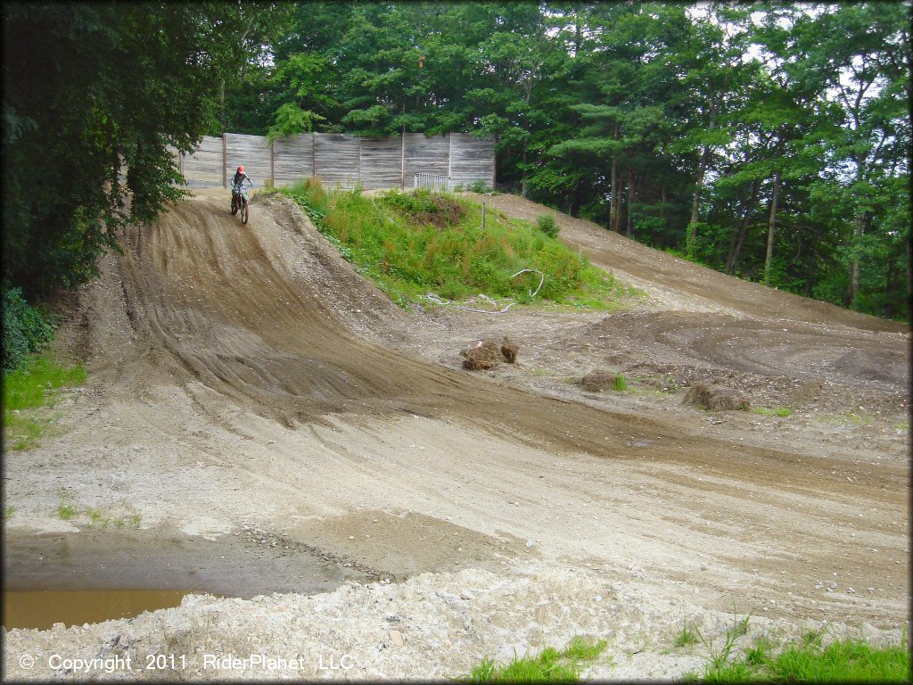 Kawasaki KX Motorbike at Central Cycle Club Inc Track