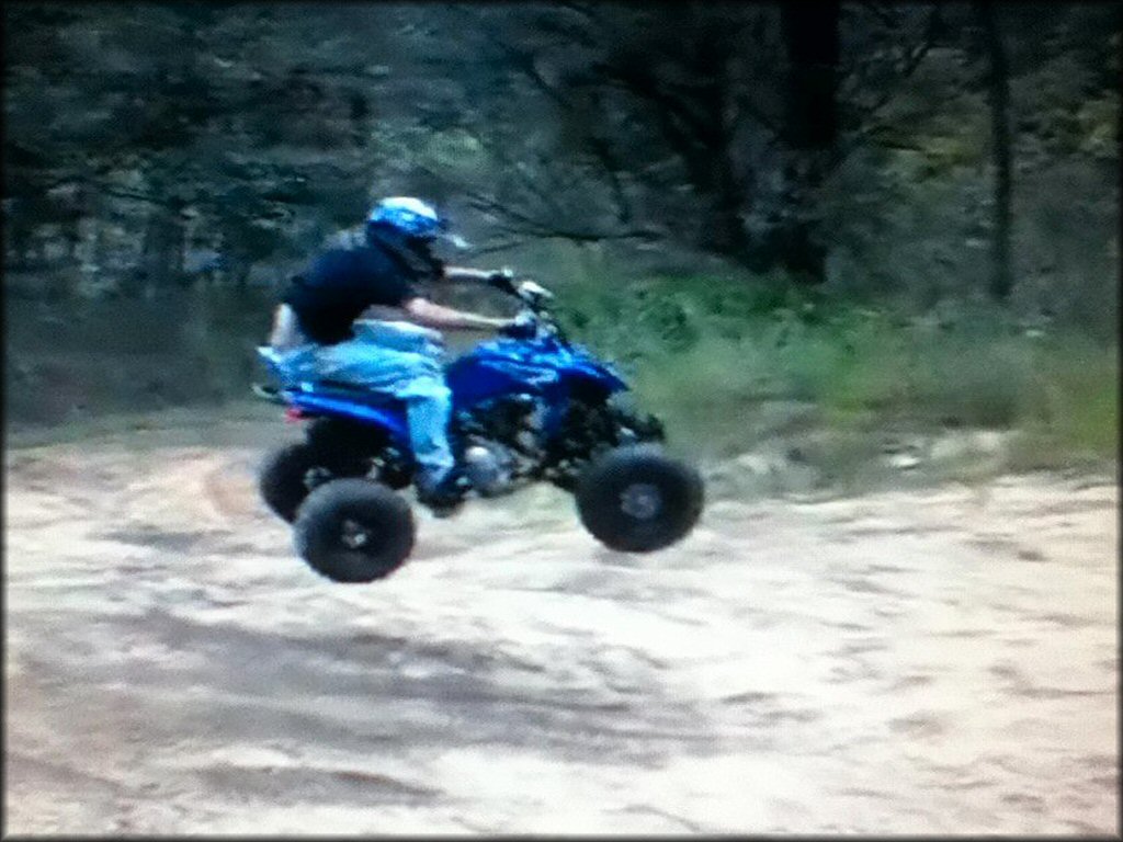 OHV jumping at Maumee State Forest Trail