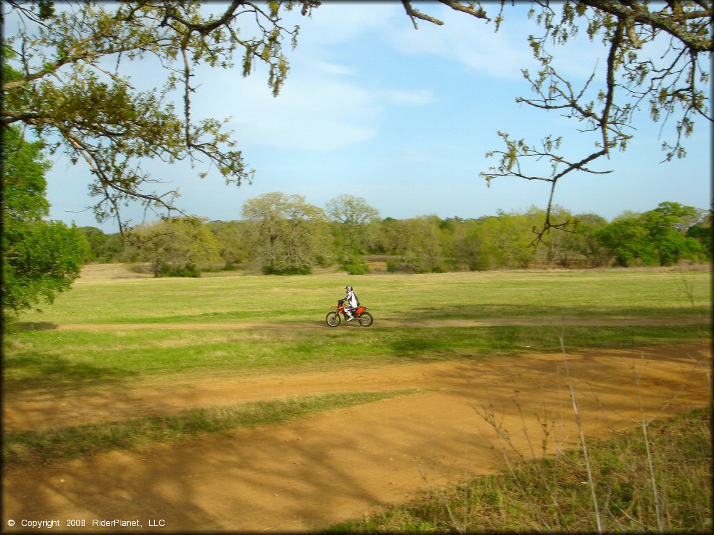 Honda CRF Motorcycle at CrossCreek Cycle Park OHV Area