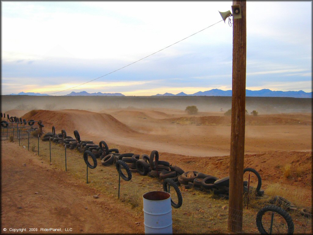 Example of terrain at Nomads MX Track OHV Area