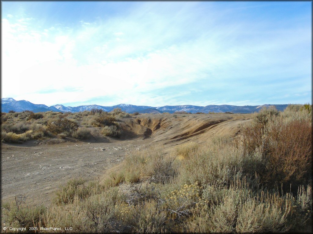 A trail at Galena MX Track OHV Area