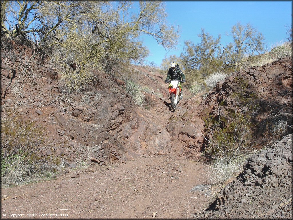 Honda CRF Dirtbike at Standard Wash Trail