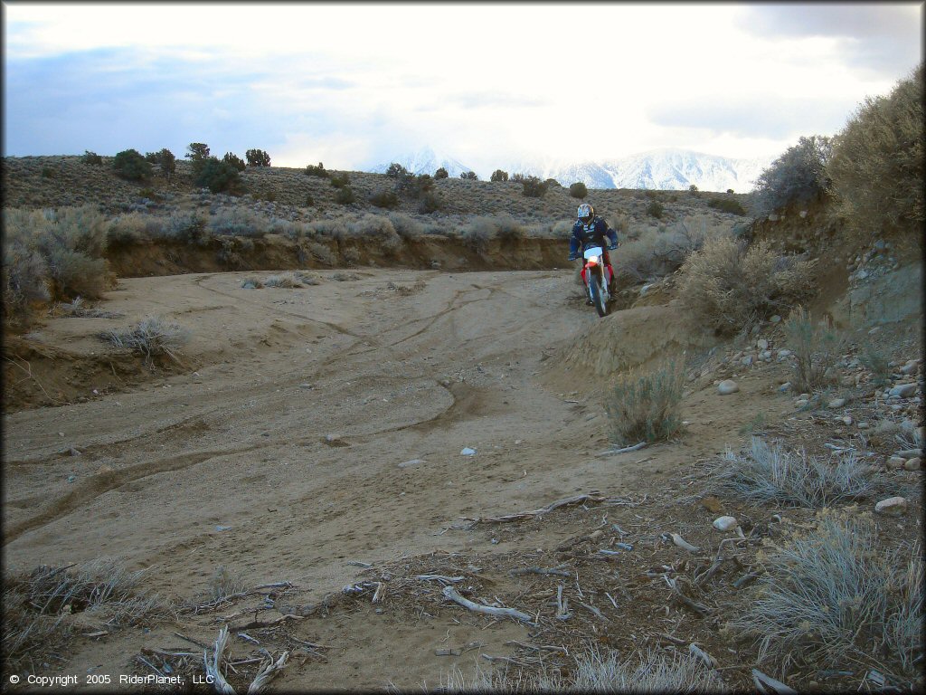 Honda CRF Motorcycle at Old Sheep Ranch Trail