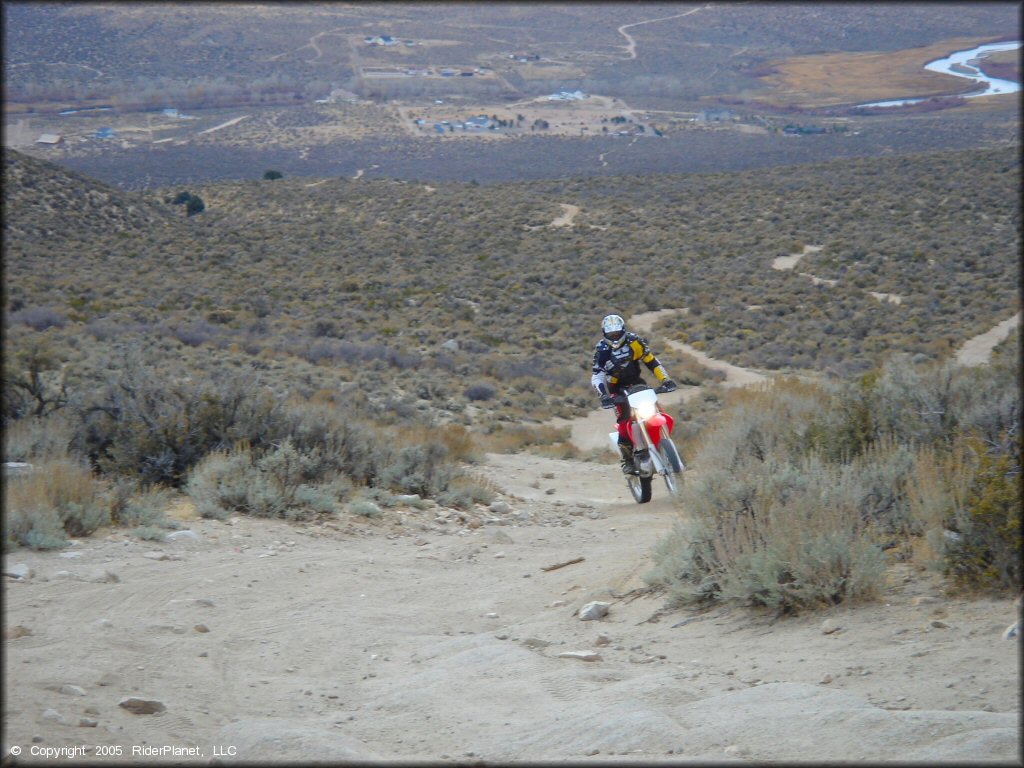 Honda CRF Trail Bike at Prison Hill Recreation Area Trail