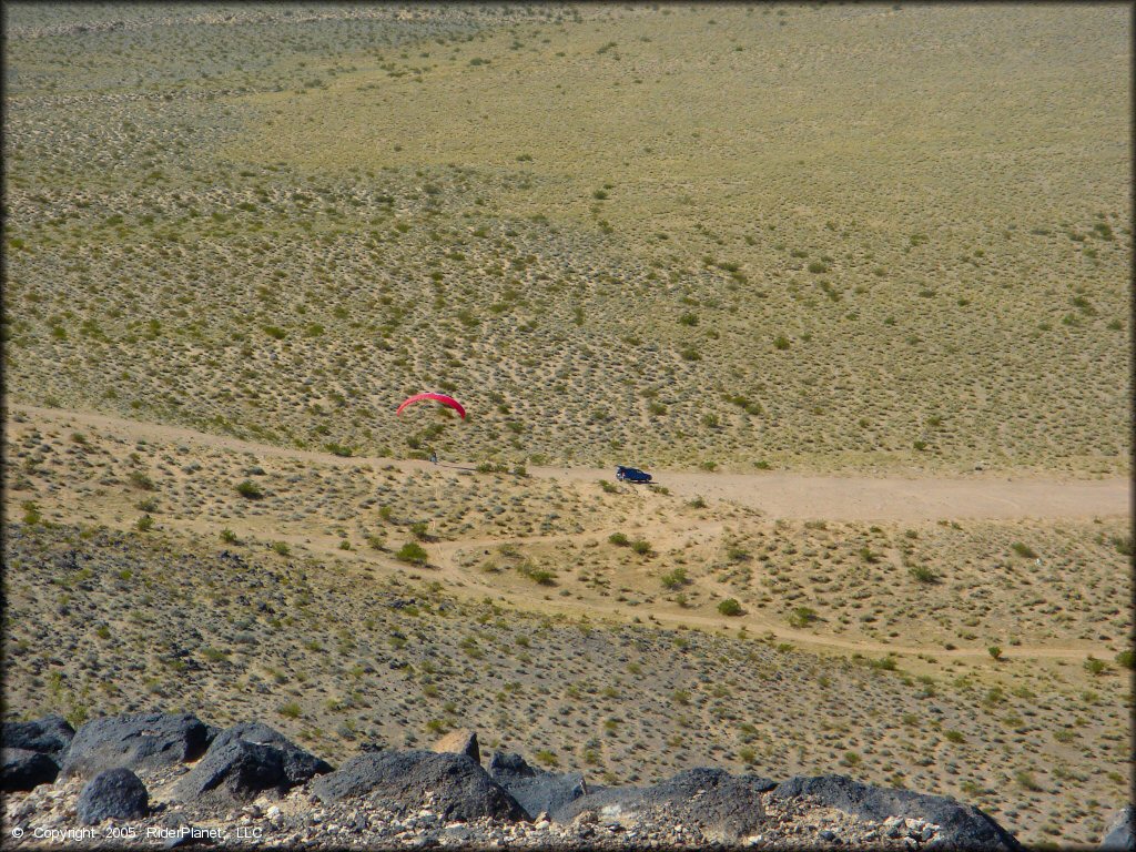 Example of terrain at Jean Roach Dry Lake Bed Trail