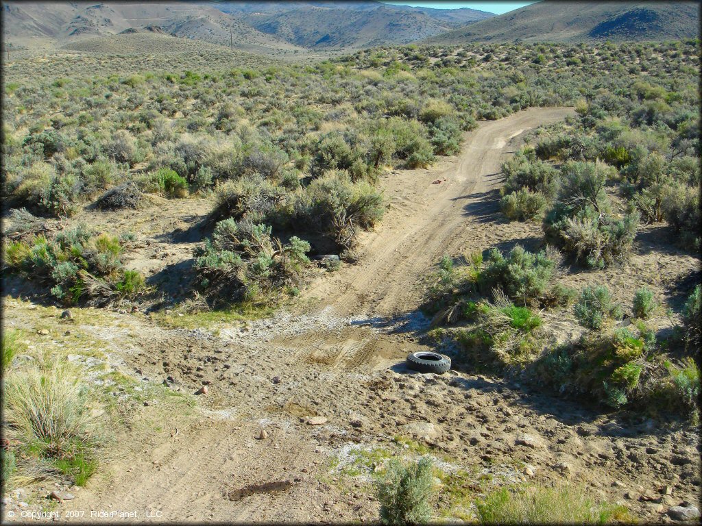 Terrain example at Mullen Creek Trail