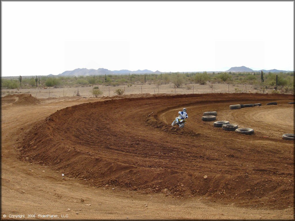 Motorcycle at Canyon Motocross OHV Area