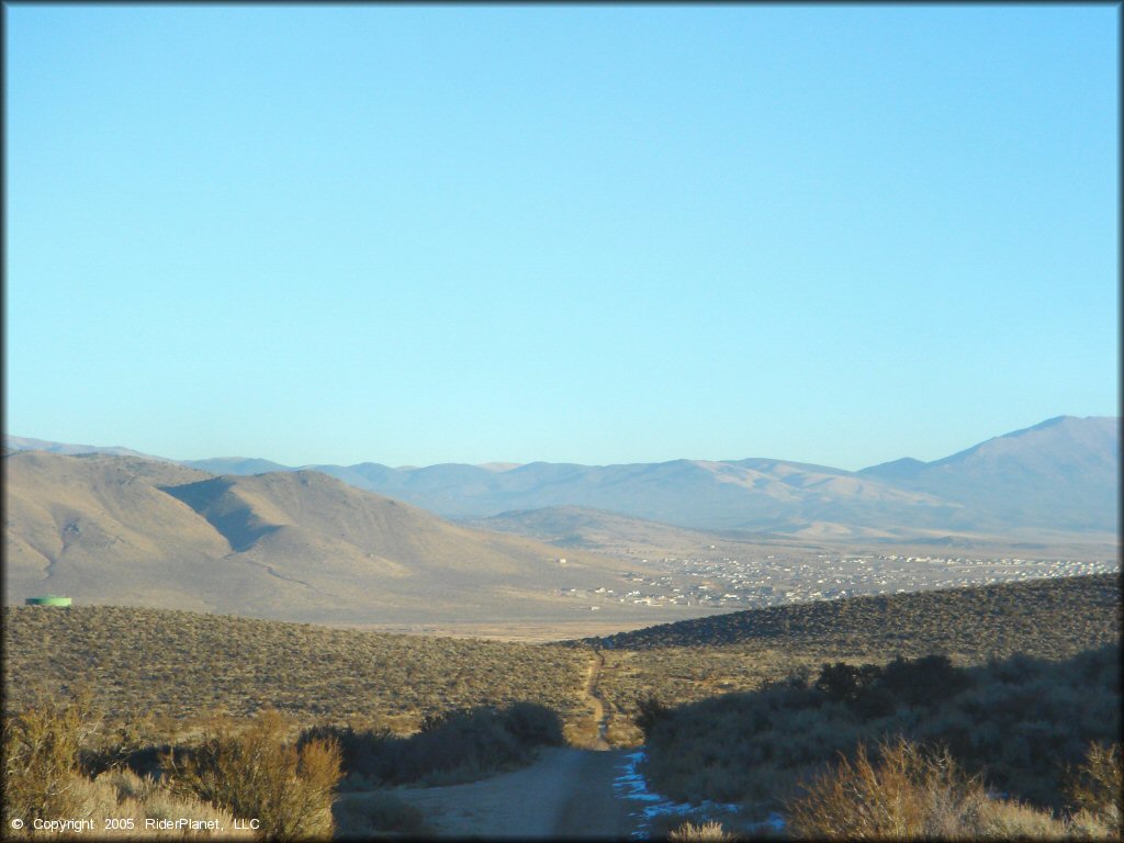 Scenic view of Jacks Valley Trail