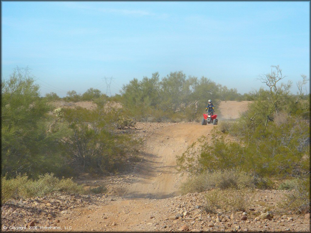 OHV at Desert Wells Multiuse Area Trail