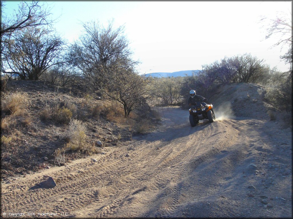 OHV at Hayfield Draw OHV Area Trail