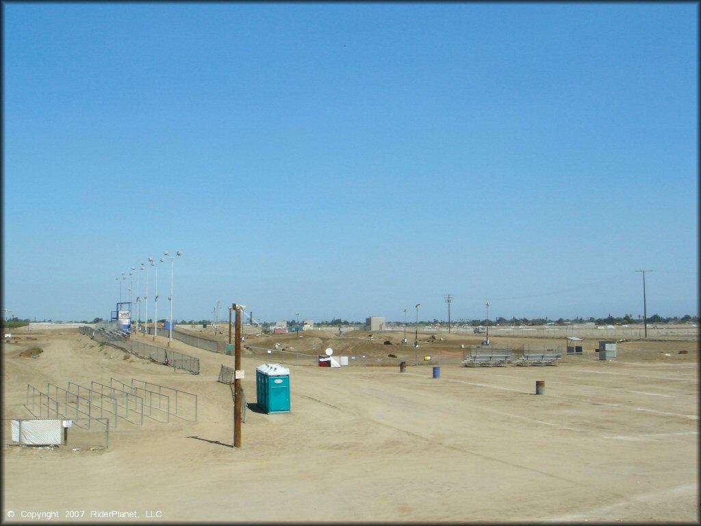 RV Trailer Staging Area and Camping at DT1 MX Park Track