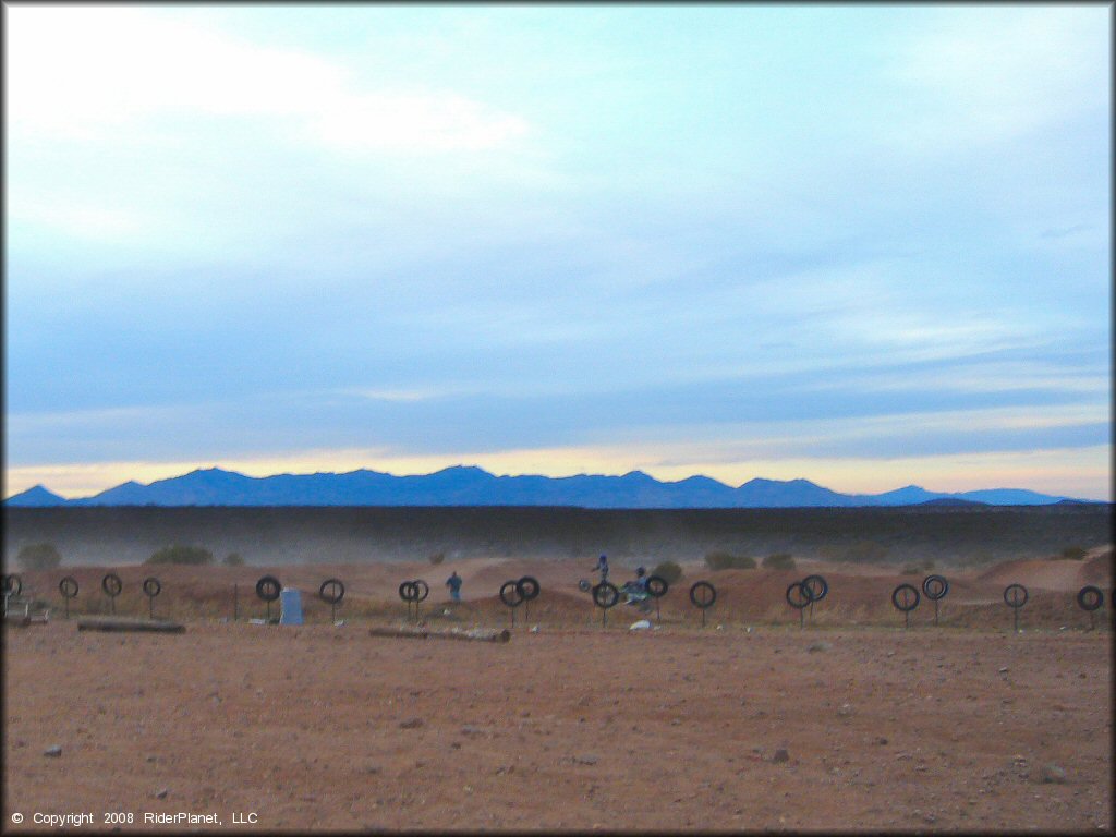 Example of terrain at Nomads MX Track OHV Area