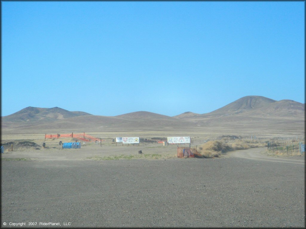 Scenic view at Winnemucca Regional Raceway Track