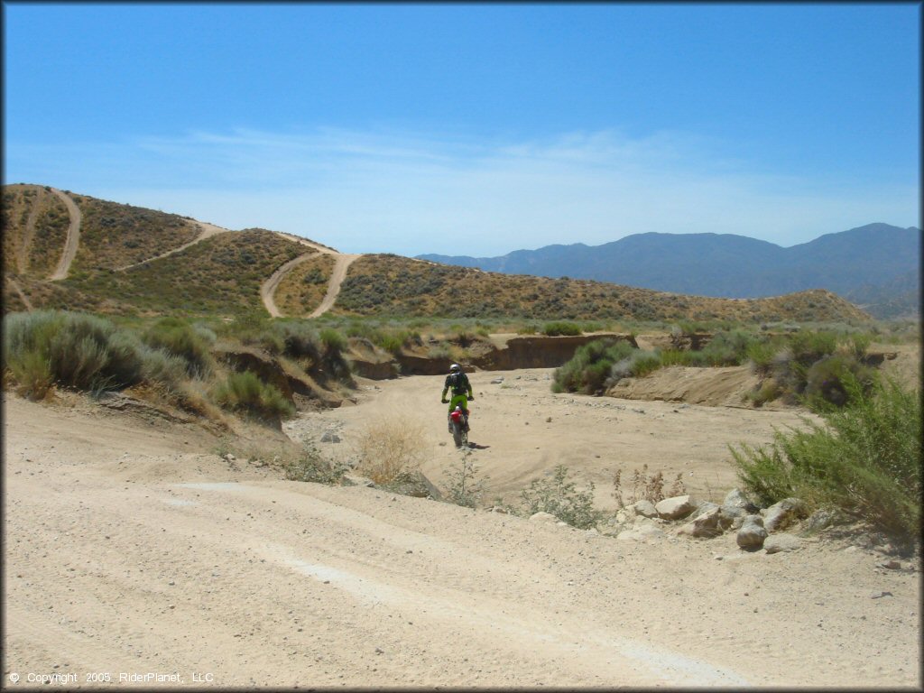 Honda CRF Dirt Bike at Hungry Valley SVRA OHV Area