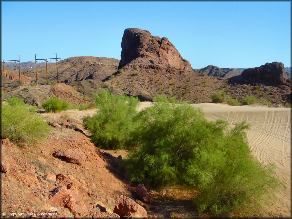 Scenic view of Copper Basin Dunes OHV Area