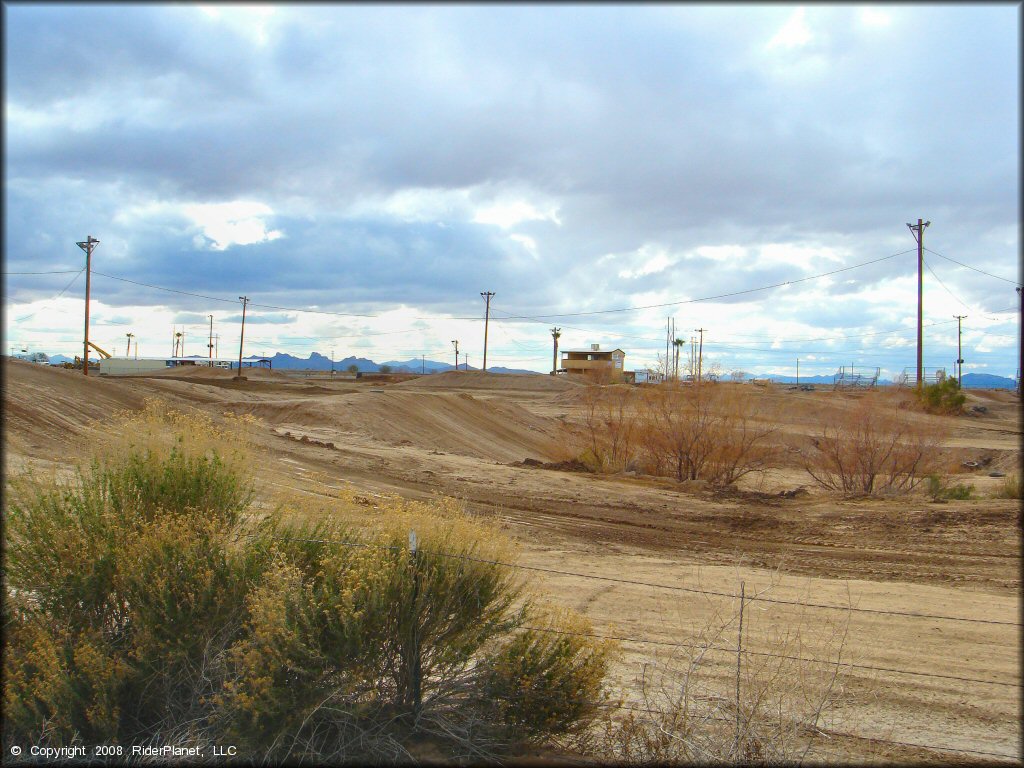 Some terrain at Ocotillo Raceway Track