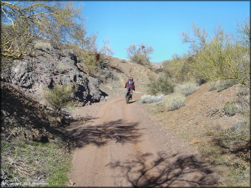 Honda CRF Motorbike at Standard Wash Trail